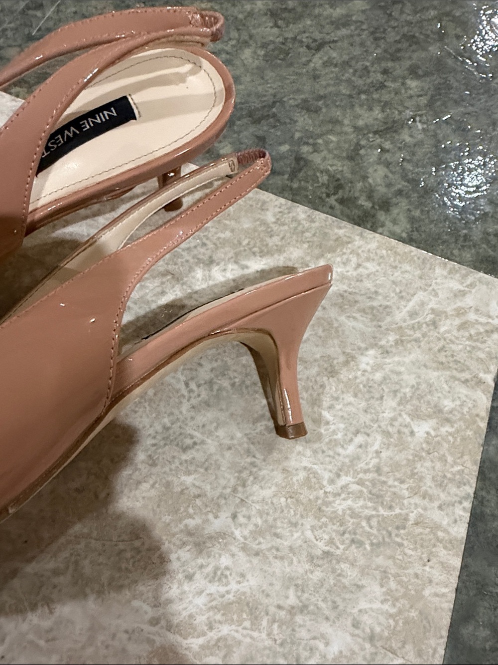 Nine West pointed sling back heels, brand new, never worn! - Picture 6 of 9